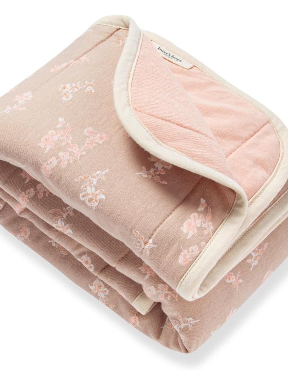 Organic Cotton Infant Reversible Blanket, 30" x 40